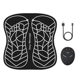 6-Modus 9-Level EMS Fußmassagematte mit Fernbedienung - Physiotherapie Relief und Fitness Stimulator